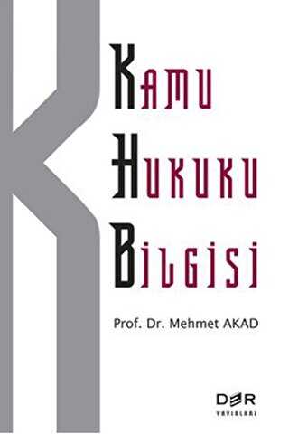 Kamu Hukuku Bilgisi - Der Yayınları