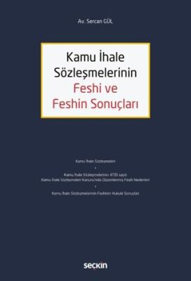 Kamu İhale Sözleşmelerinin Feshi ve Feshin Sonuçları - 1