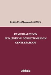 Kamu İhalesinin İptalinin ve Düzeltilmesinin Genel Esasları - On İki Levha Yayınları