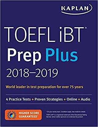 Kaplan TOEFL IBT Prep Plus 2018-2019 2 Kitap
