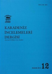 Karadeniz İncelemeleri Dergisi Sayı: 12 - Serander Yayınları