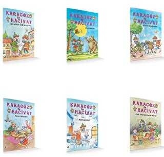 Karagöz ile Hacivat 6 Kitap Takım - Damla Yayınevi