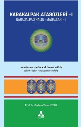 Karakalpak Atasözleri -1 - Sonçağ Yayınları