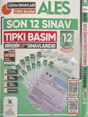 Karakutu Yayın 2024 ALES ÖSYM Tıpkı Basım Çıkmış Soru 12li Deneme Paketi Video Ve Dijital Çözümlü Türkiye Geneli - 1