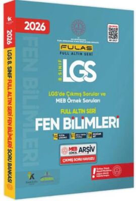 2026 8.Sınıf Full LGS Altın Seri FEN BİLİMLERİ MEB Çıkmış Soru Bankası Modüler Seti PDF-Video Çözüm - 1