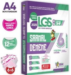 2025 8. Sınıf Yeni Sistem LGS İlk Dönem Konularını Kapsayan SARMAL 6lı Deneme Paketi Dijital Çözümlü - Karakutu Yayın