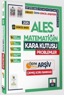 Karakutu Yayın 2025 ALES Matematiğin Kara Kutusu 2. Cilt Problem Konu Özetli Dijital Çözümlü ÖSYM Çıkmış Soru Bankası - 1