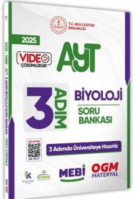 Karakutu Yayın 2025 AYT MEBİ-OGM 3 ADIM Biyoloji Soru Bankası Video Çözümlü - 1