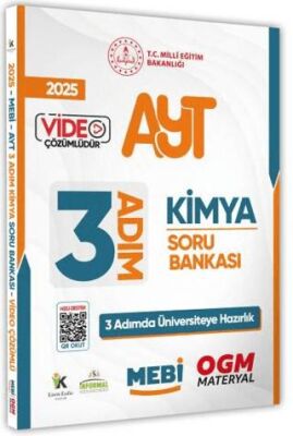 Karakutu Yayın 2025 AYT MEBİ-OGM 3 ADIM Kimya Soru Bankası Video Çözümlü - 1
