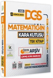 Karakutu Yayın 2025 DGS Kara Kutu Matematik Tek Kitap ÖSYM Arşiv Çıkmış Soru Bankası Konu Özetli Video-PDF Çözümlü - Karakutu Yayın