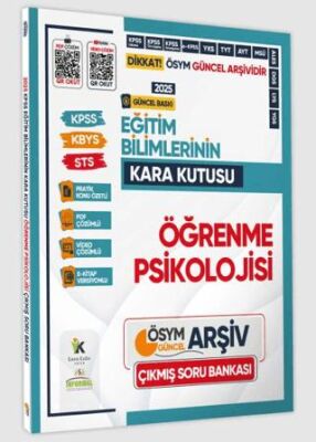 Karakutu Yayın 2025 Eğitim Bilimlerinin Kara Kutusu ÖĞRENME PSİKOLOJİSİ Konu Özetli Dijital Çözümlü Soru Bankası - 1