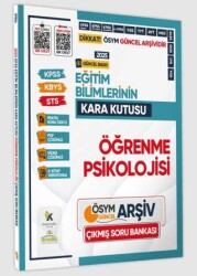 Karakutu Yayın 2025 Eğitim Bilimlerinin Kara Kutusu ÖĞRENME PSİKOLOJİSİ Konu Özetli Dijital Çözümlü Soru Bankası - Karakutu Yayın
