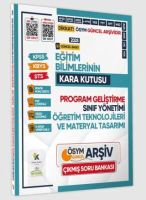 Karakutu Yayın 2025 Eğitim Bilimlerinin Kara Kutusu Program Geliştirme-Sınıf-Materyal Konu Ö. Çözümlü Soru Bankası - 1