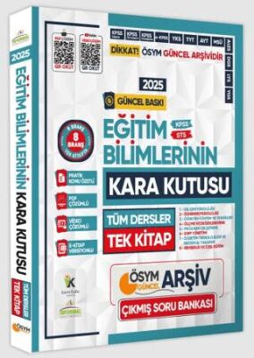 Karakutu Yayın 2025 KPSS Eğitim Bilimlerinin Kara Kutusu Tüm Dersler Tek Kitap Çözümlü Soru Bankası - 1