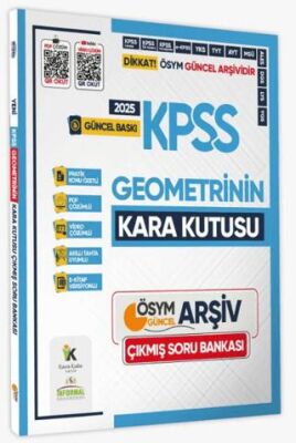 Karakutu Yayın 2025 KPSS Geometrinin Kara Kutusu Konu Özetli PDF-Video Çözümlü ÖSYM Çıkmış Soru Havuzu Bankası - 1