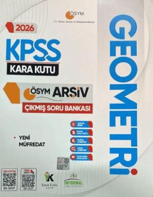 2026 KPSS Geometrinin Kara Kutusu Konu Özetli PDF-Video Çözümlü ÖSYM Çıkmış Soru Havuzu Bankası - 1