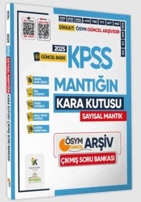 Karakutu Yayın 2025 KPSS SAYISAL MANTIĞIN Kara Kutusu ÖSYM Çıkmış Soru Havuzu Bankası Konu Özetli Video-PDF Çözümlü - 1