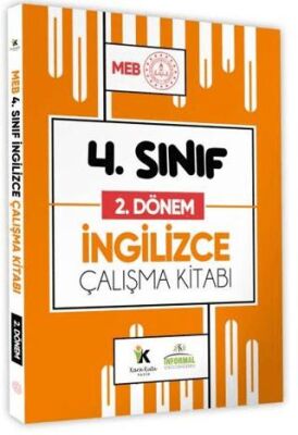 2025 MEB ÖDM İlkokul 4. Sınıf İngilizce 2. Dönem Çalışma Kitabı Alıştırmalı - Etkinlikli Soru Bankası - 1