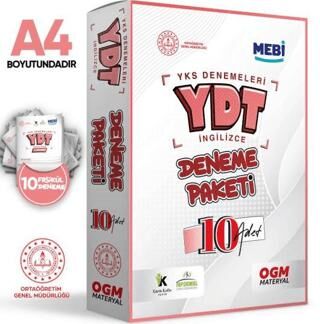 2025 ÖSYM YKS-YDT İngilizce MEBİ OGM Deneme Paketi Güncel 10lu Fasikül Online Seri Deneme Paketi - 1