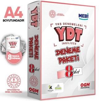 Karakutu Yayın 2025 ÖSYM YKS-YDT İngilizce MEBİ OGM Deneme Paketi Güncel 9lu Fasikül Online Seri Deneme Paketi - 1