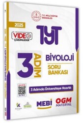 Karakutu Yayın 2025 TYT MEBİ-OGM 3 ADIM Biyoloji Soru Bankası Video Çözümlü - Karakutu Yayın
