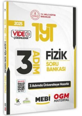 Karakutu Yayın 2025 TYT MEBİ-OGM 3 ADIM Fizik Soru Bankası Video Çözümlü - 1