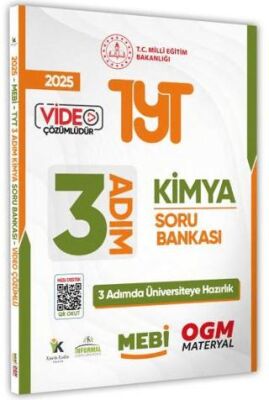 Karakutu Yayın 2025 TYT MEBİ-OGM 3 ADIM Kimya Soru Bankası Video Çözümlü - 1