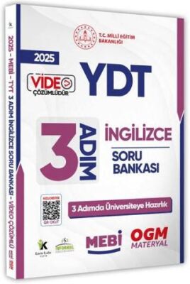 Karakutu Yayın 2025 YDT MEBİ-OGM 3 ADIM İngilizce Soru Bankası Video Çözüm - 1