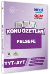 Karakutu Yayın 2025 YKS-TYT MEBİ-OGM Felsefe Pratik Konu Özet Kitabı Boyut Görsel Destekli - Karakutu Yayın