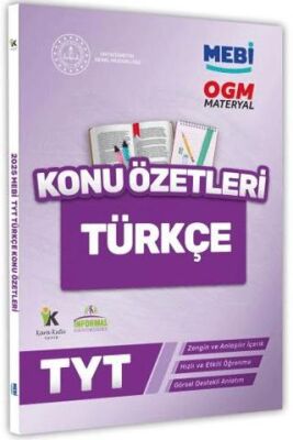Karakutu Yayın 2025 YKS-TYT MEBİ-OGM Türkçe Pratik Konu Özet Kitabı Görsel Destekli - 1