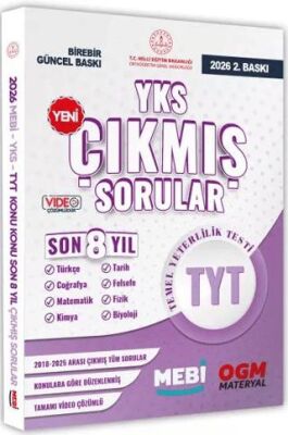 2026 YKS-TYT Tüm Dersler MEBİ Yeni Nesil Çıkmış Soru Bankası Son 8Yıl Video-PDF Çözümlü - 1