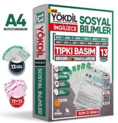 İnformal Yayınları 2025 YÖKDİL İngilizce Sosyal Bilimler ÖSYM Çıkmış Soru Tıpkı Basım Deneme Paketi 13li Türkiye Geneli - İnformal Yayınları