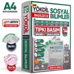 2026 YÖKDİL İngilizce SOSYAL BİLİMLER ÖSYM Çıkmış Soru Tıpkı Basım Deneme Paketi 14lü Türkiye Geneli - İnformal Yayınları