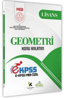 2026 EKPSS Lisans Geometri MEB Özel Konu Anlatımı Kitabı - 1