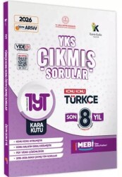 2026 YKS-TYT Türkçe Karakutu ÖSYM Çıkmış Soru Bankası Video-PDF Çözümlü Konu Konu Son 8 Yıl - Karakutu Yayın