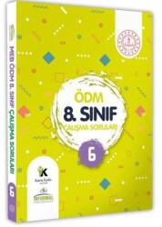Karakutu Yayın 8. Sınıf LGS MEB Çalışma Soruları Ölçme Değerlendirme Merkezi ÖDM Çalışma Kitabı 6 - Karakutu Yayın