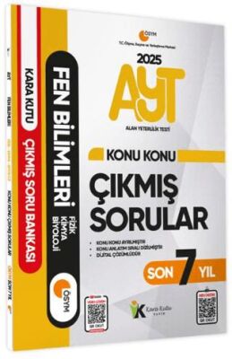 Karakutu Yayın 2025 YKS-AYT Fen Bilimleri Son 7 Yıl Çıkmış Sorular - 1