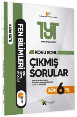 Karakutu Yayın 2025 YKS-TYT Fen Bilimleri Son 6 Yıl Çıkmış Sorular - 1