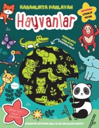 Karanlıkta Parlayan Kitaplar - Hayvanlar Parlayan Çıkartmalar - İndigo Çocuk