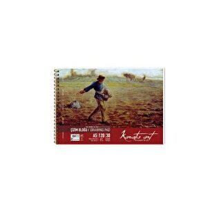 Karatis Art 120Gr A5 50 Yaprak Spiralli Çizim Blok - 1