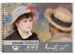 Karatis Art 160Gr A4 20 Yaprak Spiralli Çizim Blok - Keskin Color