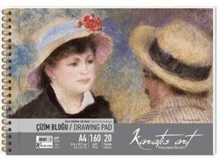 Karatis Art 160Gr A4 20 Yaprak Spiralli Çizim Blok - 1