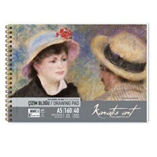 Karatis Art 160Gr A5 40 Yp. Spiralli Çizim Blok - 1