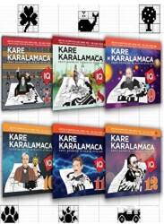 Kare Karalamaca Seti 2 - 7` den 70` e Akıl ve Mantık Oyunları 6 Kitaplık Zevkli Oyunlar - Ekinoks Yayın Grubu