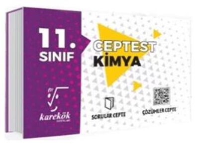 Karekök Yayıncılık 11. Sınıf Kimya Cep Test - 1