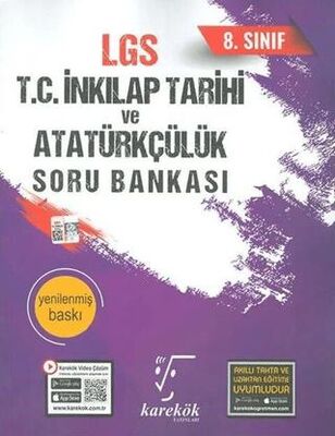 Karekök Yayıncılık 8. Sınıf LGS T.C. İnkılap Tarihi ve Atatürkçülük Soru Bankası - 1