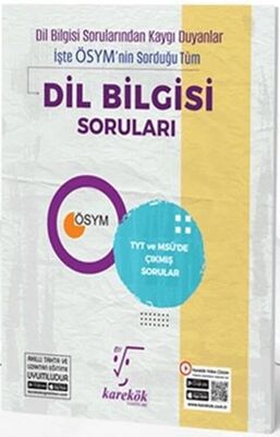 Karekök Yayıncılık TYT ve MSÜ Dil Bilgisi Çıkmış Sorular - 1