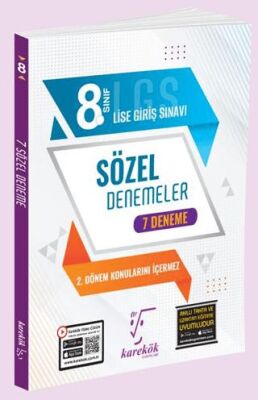 Karekök Yayınları 8. Sınıf LGS 7`li Sözel Deneme - 1