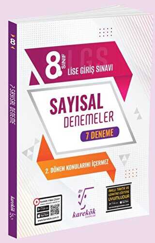 Karekök Yayıncılık Karekök Yayınları 8. Sınıf LGS Sayısal 7 li Deneme