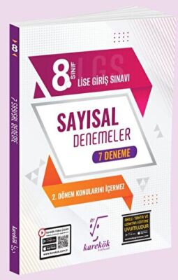 Karekök Yayınları 8. Sınıf LGS Sayısal 7 li Deneme - 1